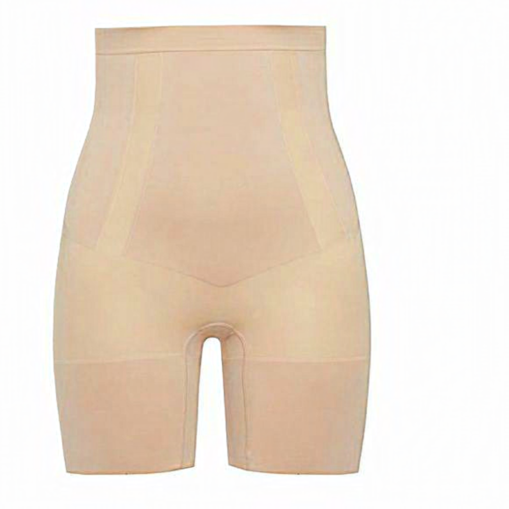 Spanx 2XL High‎ waisted mid thigh Shaper Tan